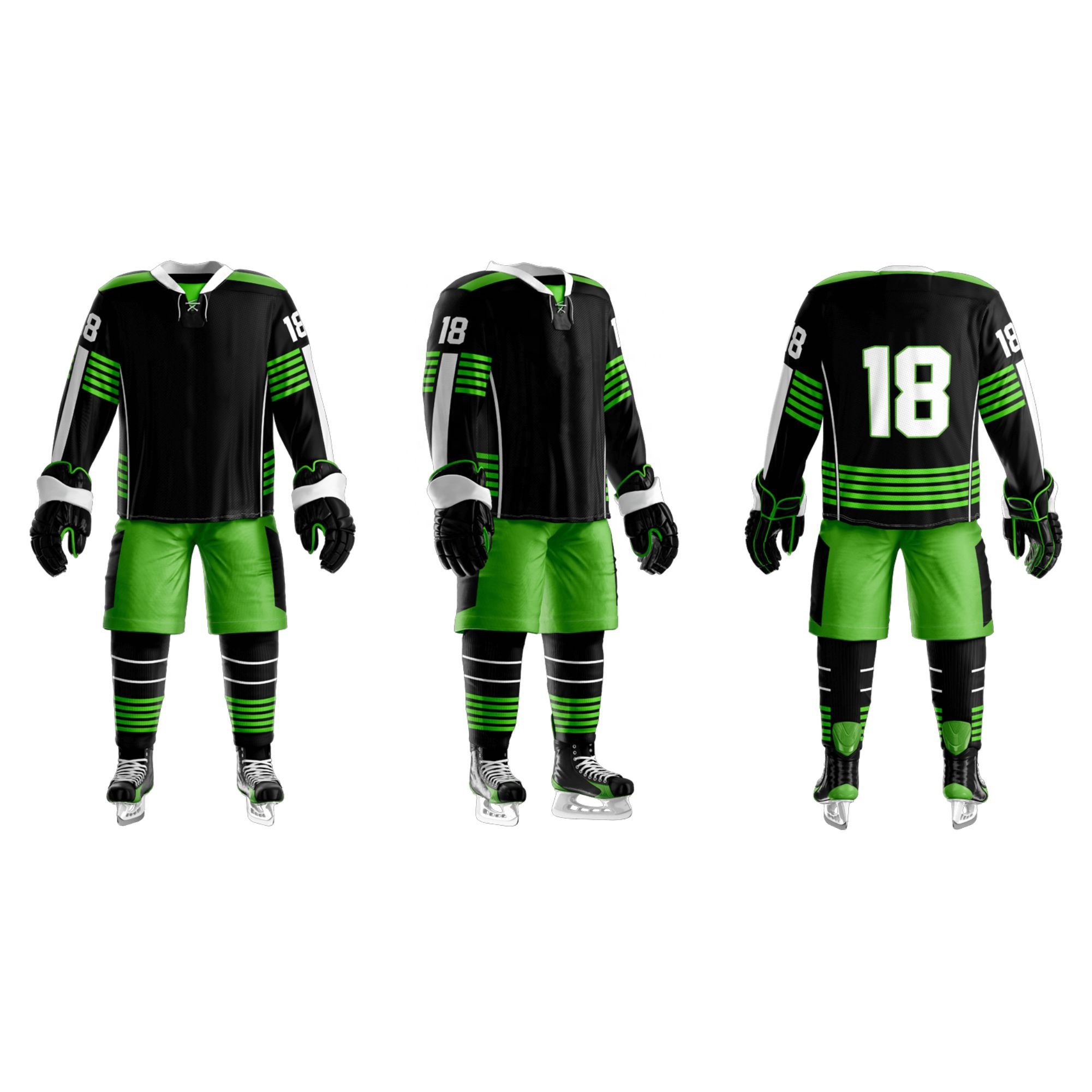 Custom Made Ice Hockey Uniform