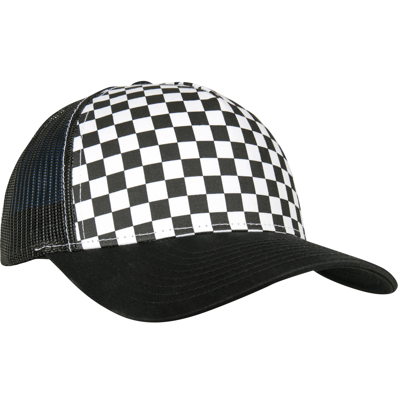 Checkerboard Retro Trucker Cap