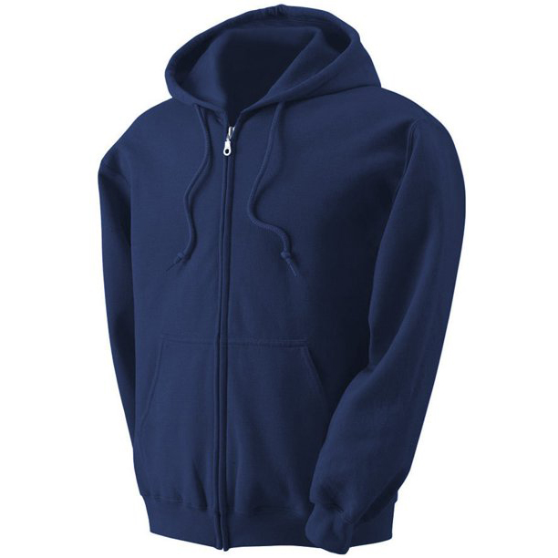 Zipper Plain Hoodies