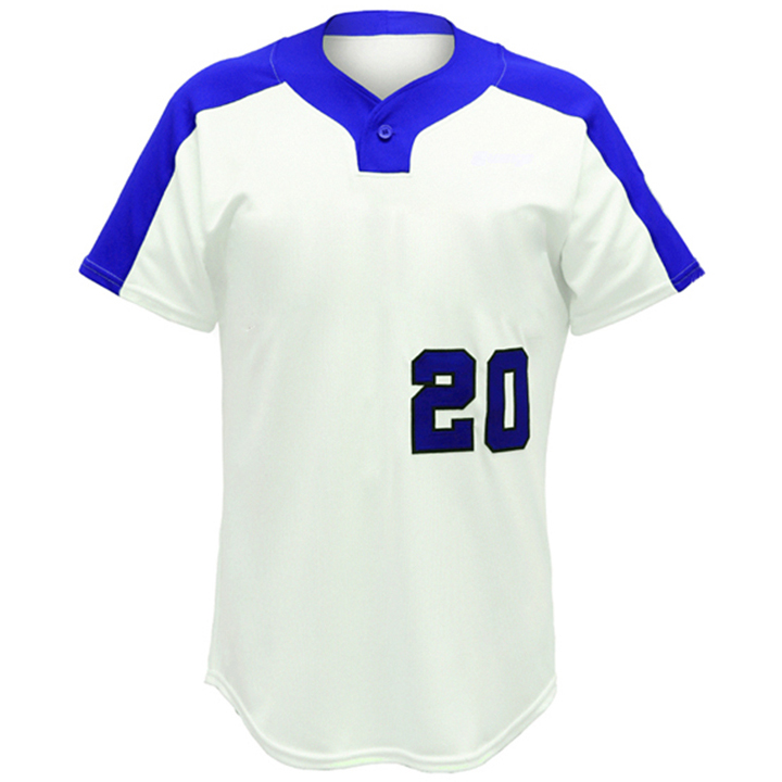 White Unisex Baseball Uniform