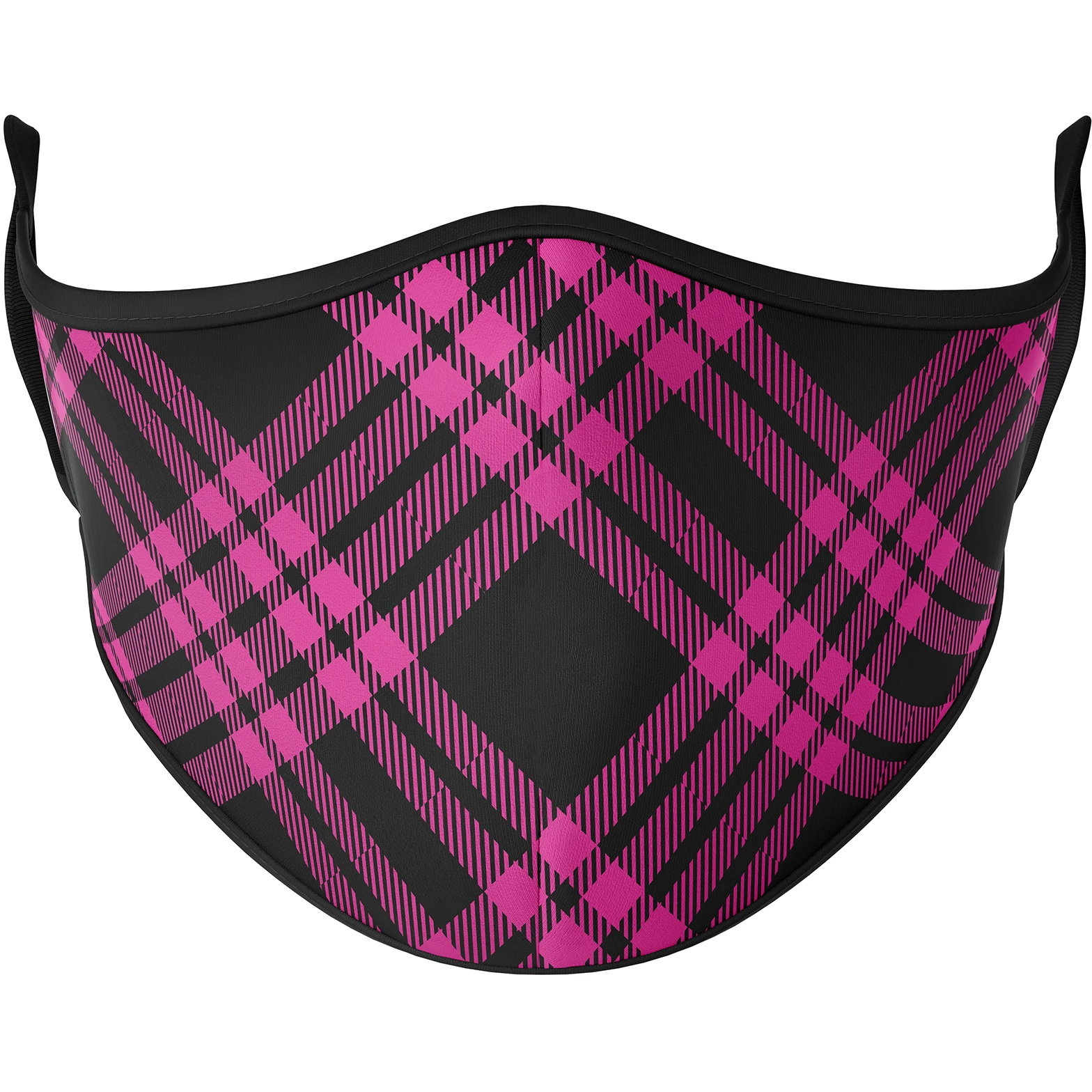 Dark Plaid Reusable Face Masks
